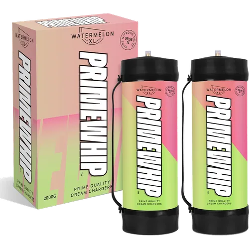PrimeWhip Food-Grade Cream Charger – XL 2000G Watermelon