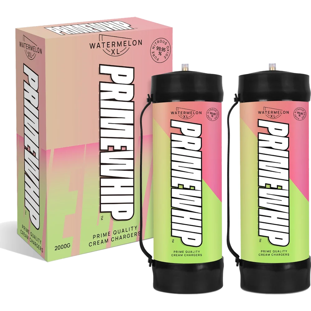 PrimeWhip Food-Grade Cream Charger – XL 2000G Watermelon