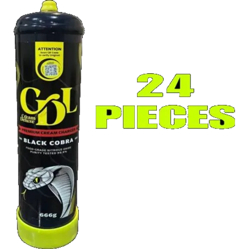 Cream Deluxe Black Cobra 666g (24 pieces)