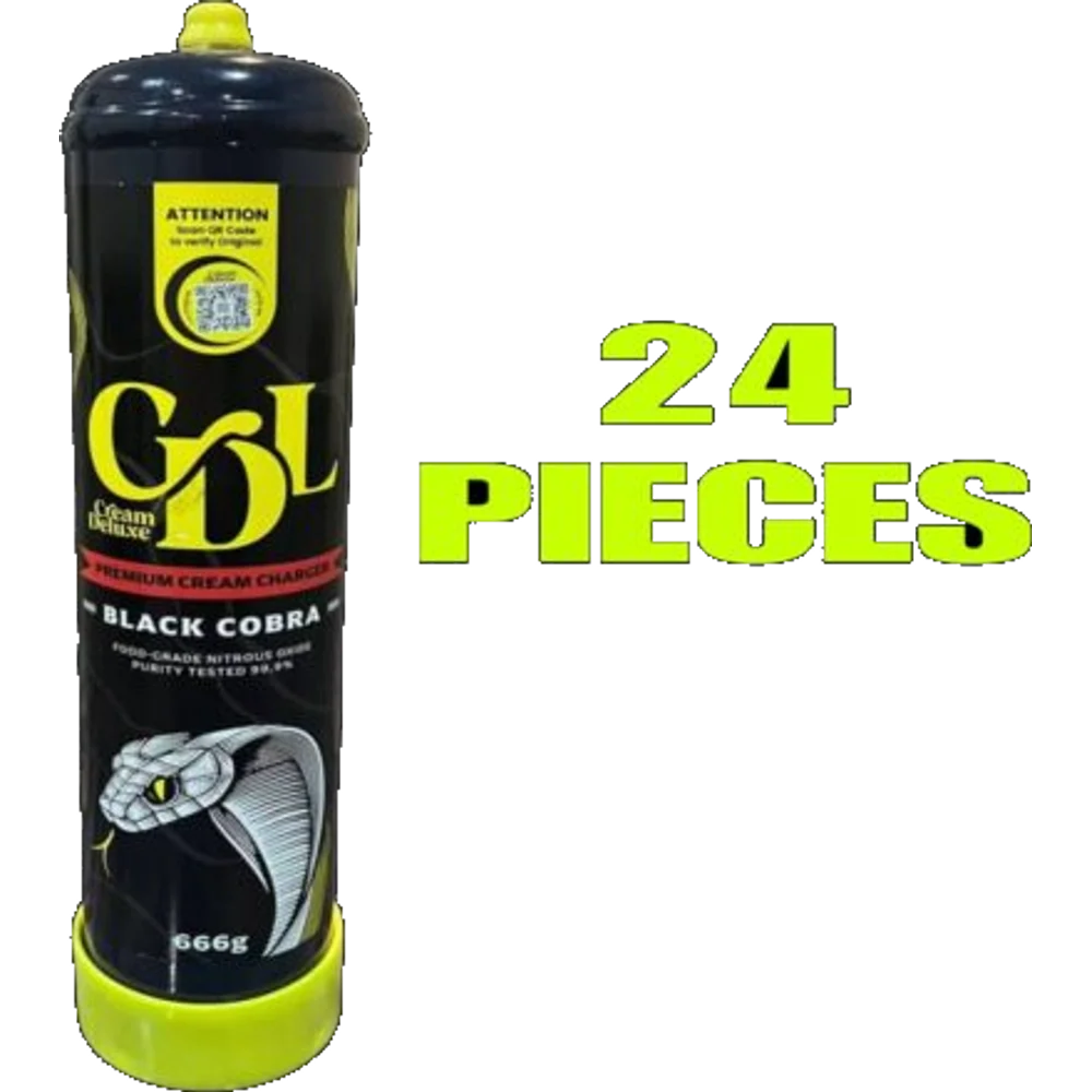 Cream Deluxe Black Cobra 666g (24 pieces)