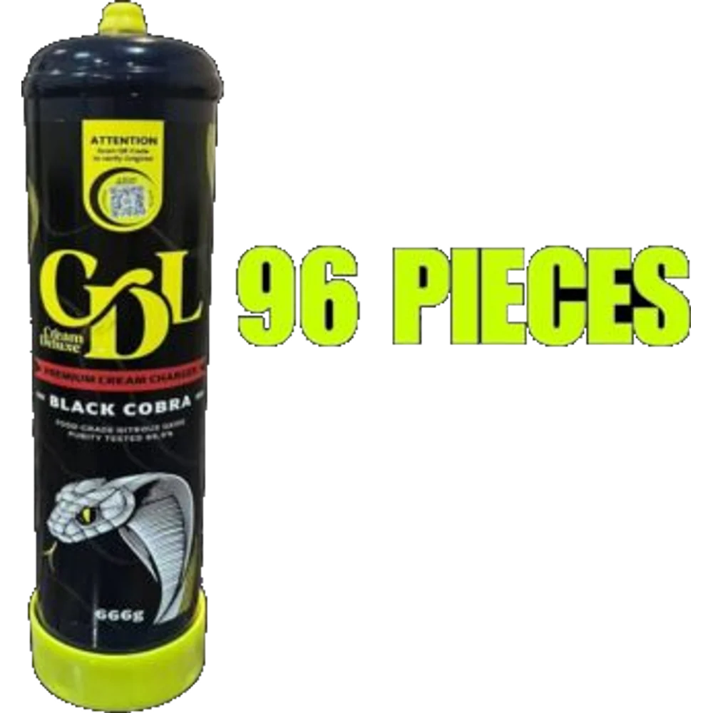 Cream Deluxe Black Cobra (96 Pieces)