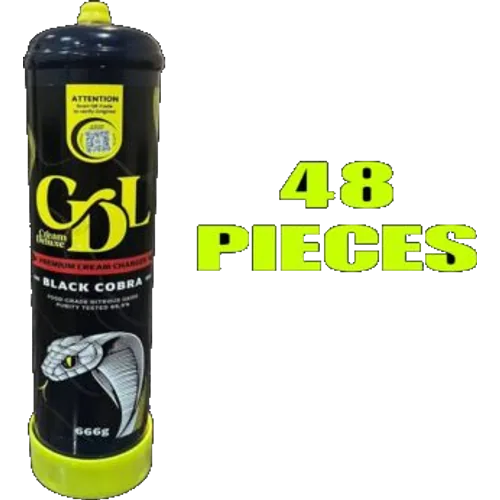 Cream Deluxe Black Cobra (48 Pieces)
