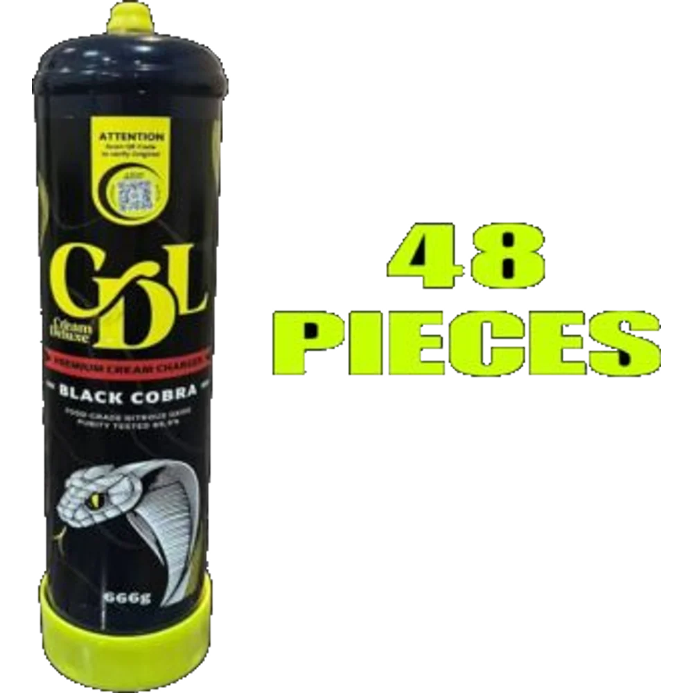 Cream Deluxe Black Cobra (48 Pieces)
