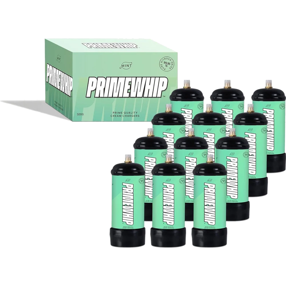 PrimeWhip Food-Grade Cream Charger – 320G Mint