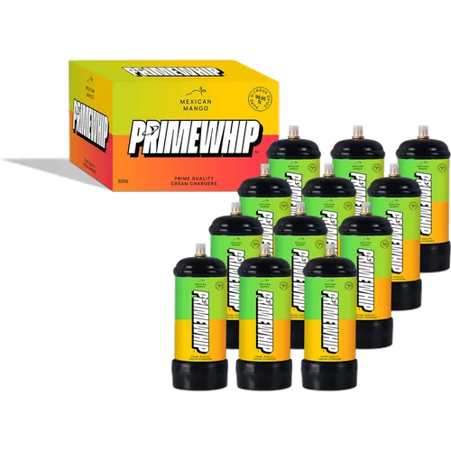 PrimeWhip Food-Grade Cream Charger – 320G Mexican Mango