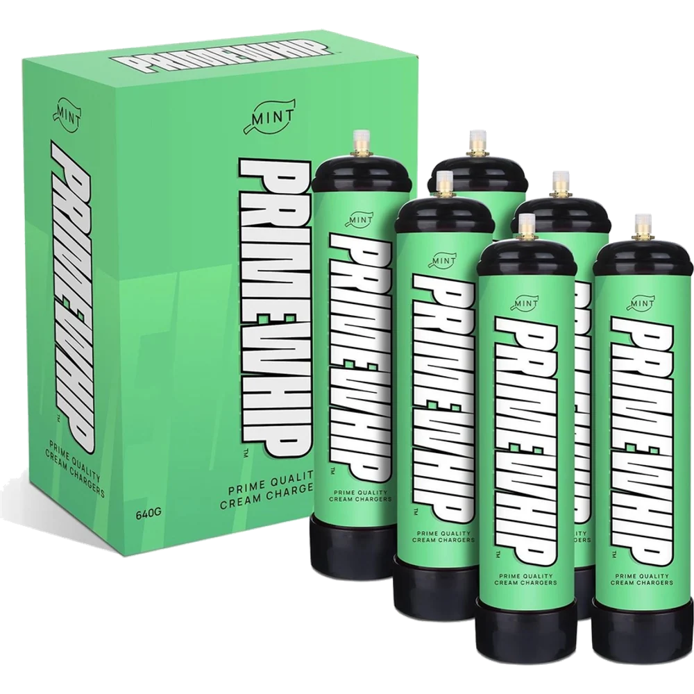 PrimeWhip Food-Grade Cream Charger 640G Mint