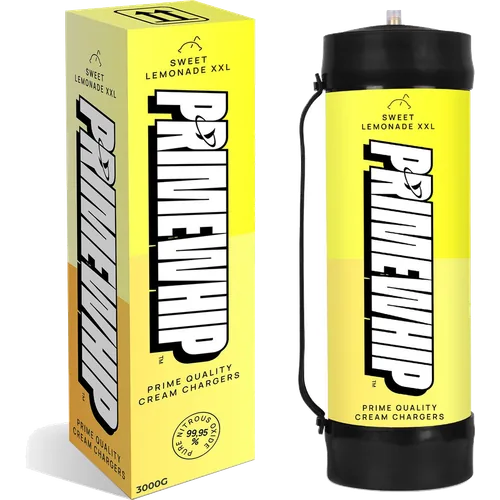 PrimeWhip Food-Grade Cream Charger XXL 3000G Sweet Lemonade