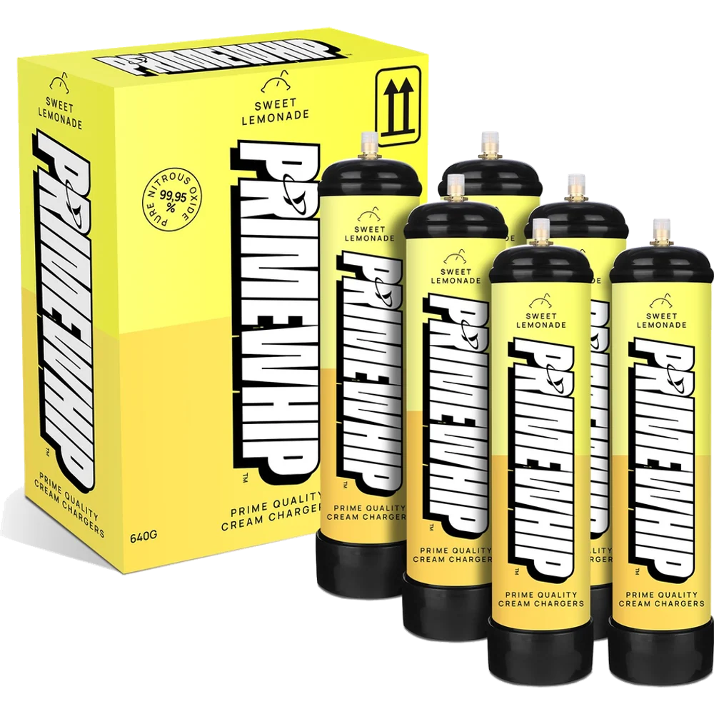 PrimeWhip Food-Grade Cream Charger 640G Sweet Lemonade