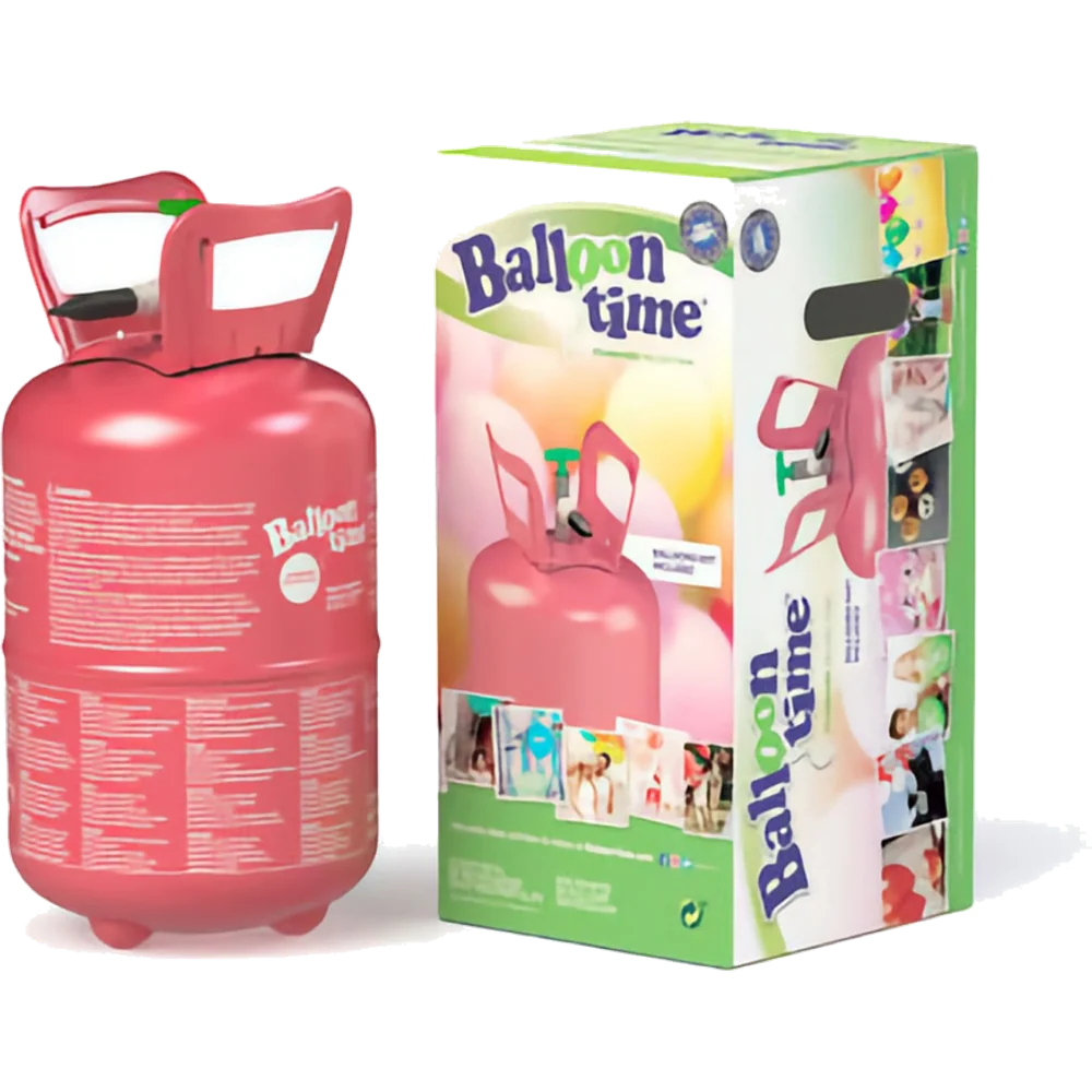 Balloon Time Helium Balloon Kit with Portable Helium Gas Tank Inflator