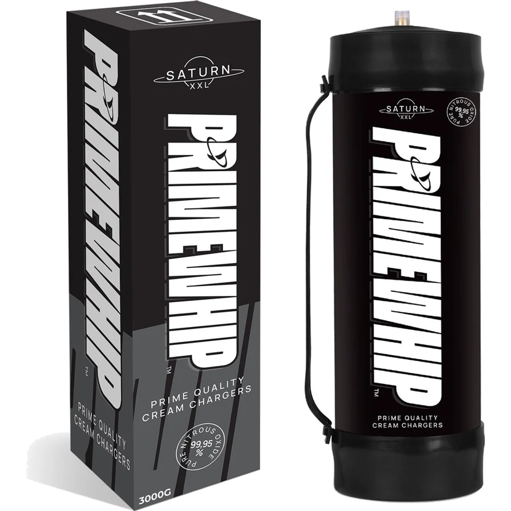 PrimeWhip Food-Grade Cream Charger XXL 3000G Saturn (Unflavored)