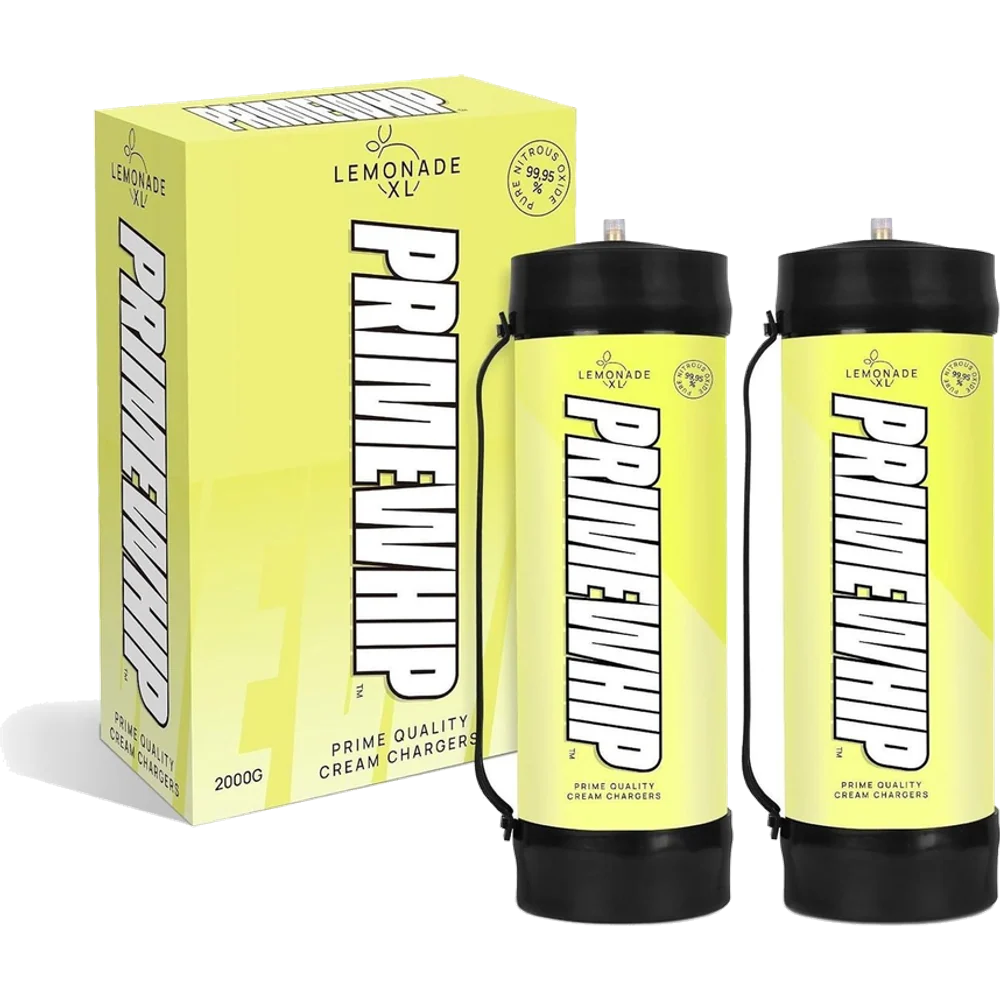 PrimeWhip Food-Grade Cream Charger XL 2000G Lemonade
