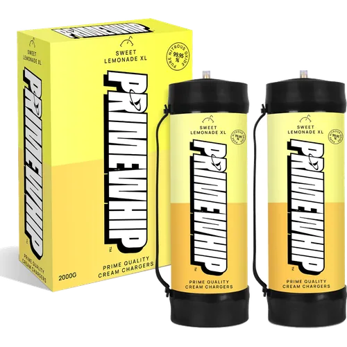 PrimeWhip Food-Grade Cream Charger – XL 2000G Sweet Lemonade